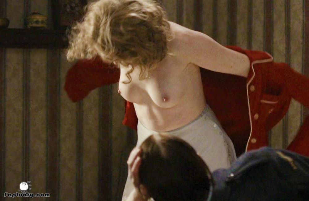 Claire Foy nude scene where she bends over after stripping