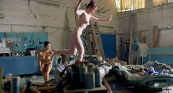 Tanaya Beatty nude in Crimes of the Future in 4K UHD 2160p resolution