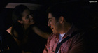 Ali Cobrin's tits as she strips naked in car in the nude scene from American Pie: Reunion