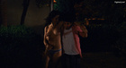 Ali Cobrin's big breasts in the drunk topless outdoor nude scene from American Pie: Reunion