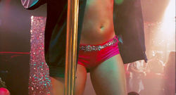 Amy Smart as a stripper with nipple tape naked in Crank High Voltage