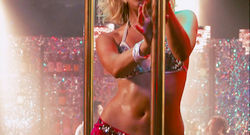 Amy Smart as a stripper with nipple tape naked in Crank High Voltage