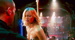 Amy Smart as a stripper with nipple tape naked in Crank High Voltage