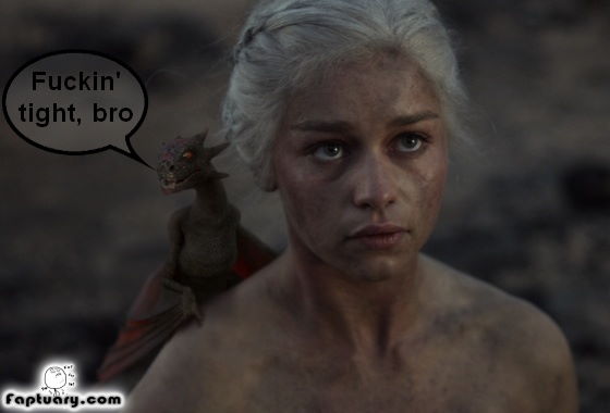 Emilia Clarke Nude in Game of Thrones Fire and Blood with Dragon